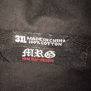 MRG Shirts - MRG Black Short Sleeve top for men. MRG Shirts - MRG Black Short Sleeve top for men.